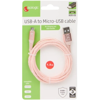 Nabíjecí a datový kabel Sologic Micro USB