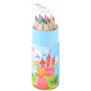 Mini pastelky s ořezávatkem