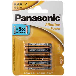 Baterie AAA/LR03 Panasonic, 4 ks (blistr)