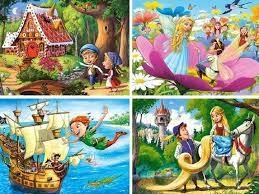 Minipuzzle Pohádky 2 - 120 dílků - 8 druhů