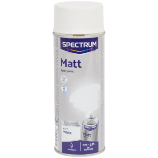 Matná barva ve spreji Spectrum bílá 400 ml