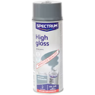 Barva s vysokým leskem ve spreji Spectrum antracitová 400 ml