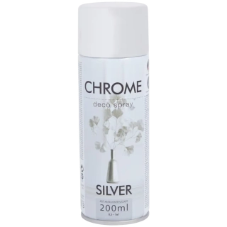 Chromová barva ve spreji 200 ml stříbrná