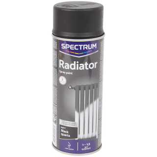 Lak na radiátory Spectrum černý 400 ml