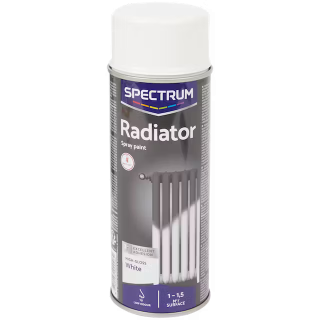 Barva na radiátory ve spreji Spectrum bílá 400 ml