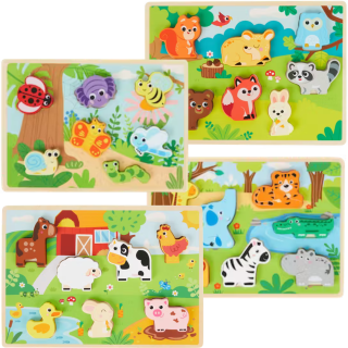 Dřevěné puzzle Mini Matters