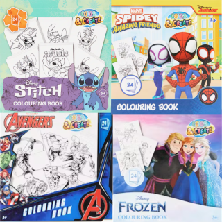 Mini omalovánky - Disney