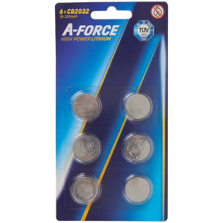 Knoflíkové baterie A-Force CR2032