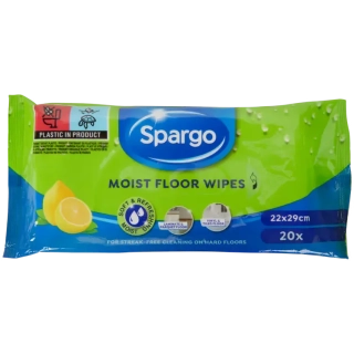 Vlhčené utěrky na podlahu Spargo Citron