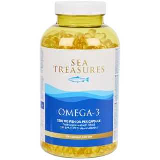 Kapsle s rybím olejem omega-3 1 000 mg