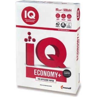 Kancelářský papír IQ Economy+ , A4, 500 listů