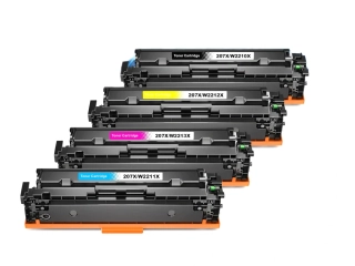 Dr. Toner HP 207X CMYK kompatibilní bez čipu