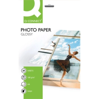 Fotopapír Q-Connect A4 lesklý 180g
