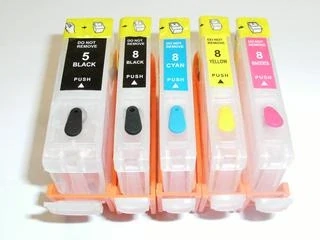 Dr. Toner Canon PGI-5/CLI-8 kompatibilní plnitelné