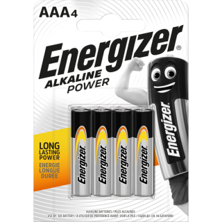Baterie AAA/LR03 ENERGIZER POWER, 4 ks (blistr)