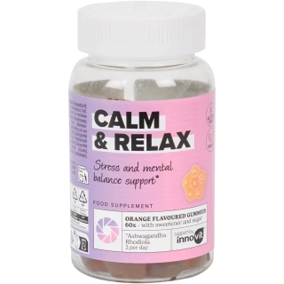 Gumové bonbony Innovit Calm & Relax Ašvaganda a rodiola