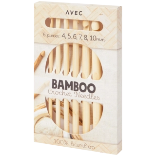Bambusové háčkovací jehlice