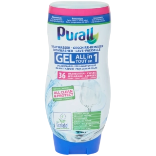 Gel na mytí nádobí Purall All-in-1