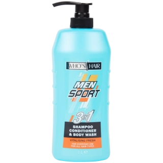 Sprchový gel 3v1 Who's Hair Sport