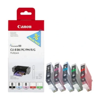 Originální Canon CLI-8 BK/PC/PM/R/G