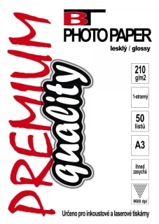 BT fotopapír lesklý A3 - 210g