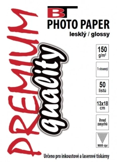 BT fotopapír lesklý 13x18 - 150g
