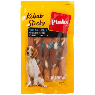 Kebab tyčinky pro psy Pinky 90g
